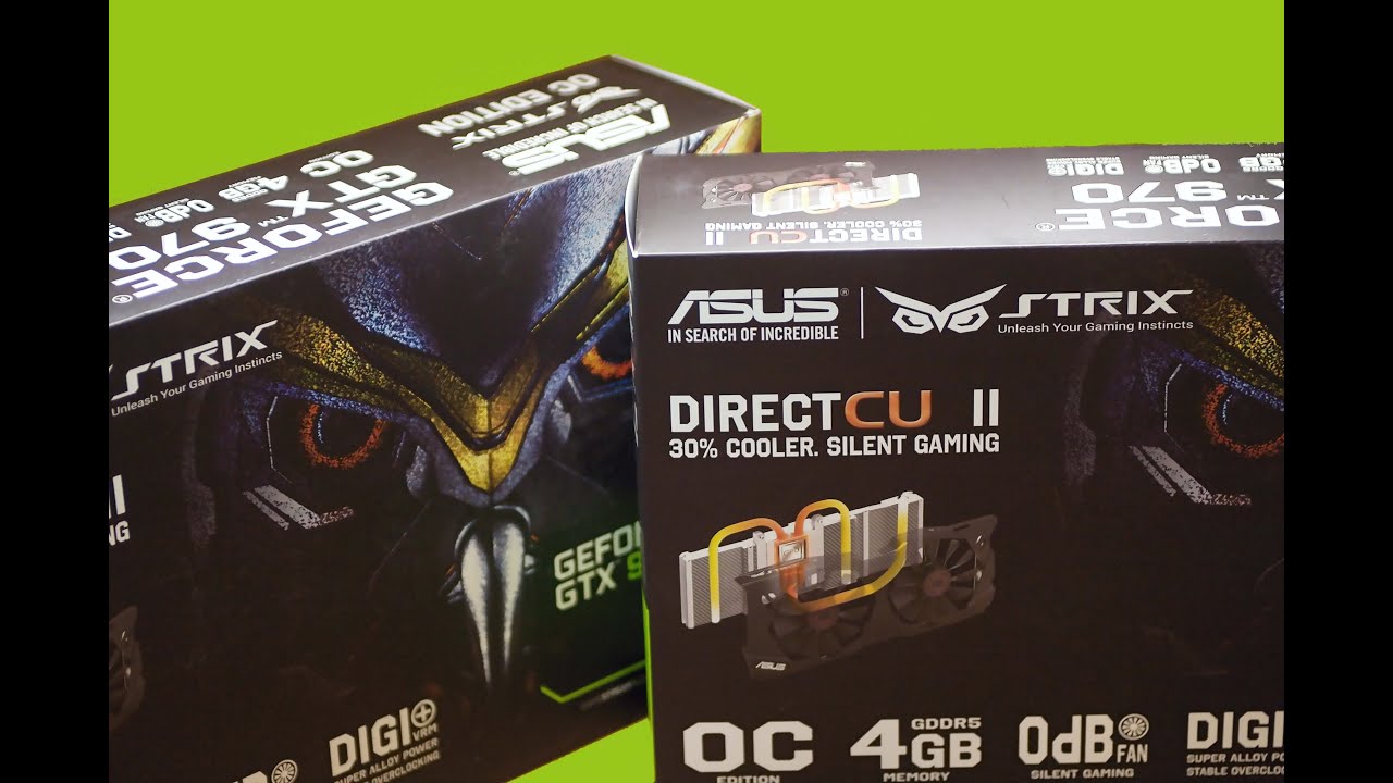 ASUS Strix GTX 970 (unboxing)