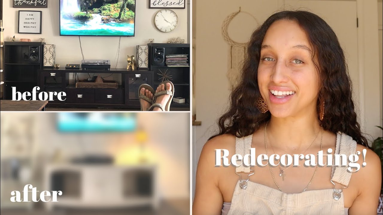 VLOG: Come Redecorate My Living Room Using ONLY Secondhand Items + Budgeting