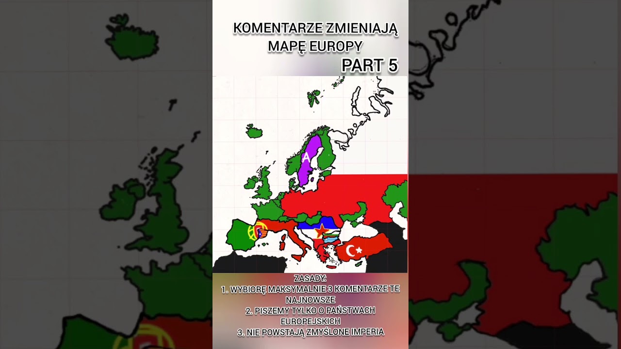 KOMENTARZE ZMIENIAJĄ MAPĘ EUROPY PART 5 #mapa #europa #Map #europe #shorts