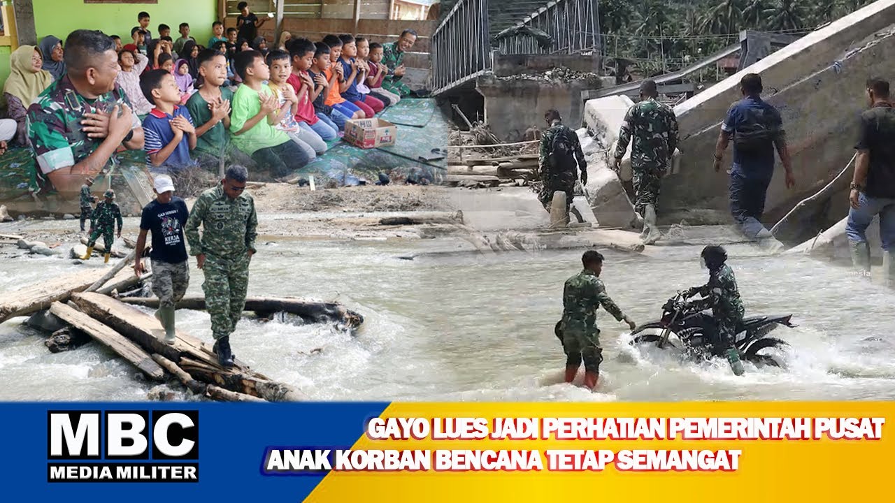 Presiden Utus Pasukan TNI AD Kasad Maruli Bangun Jembatan Bailey Gayo Lues