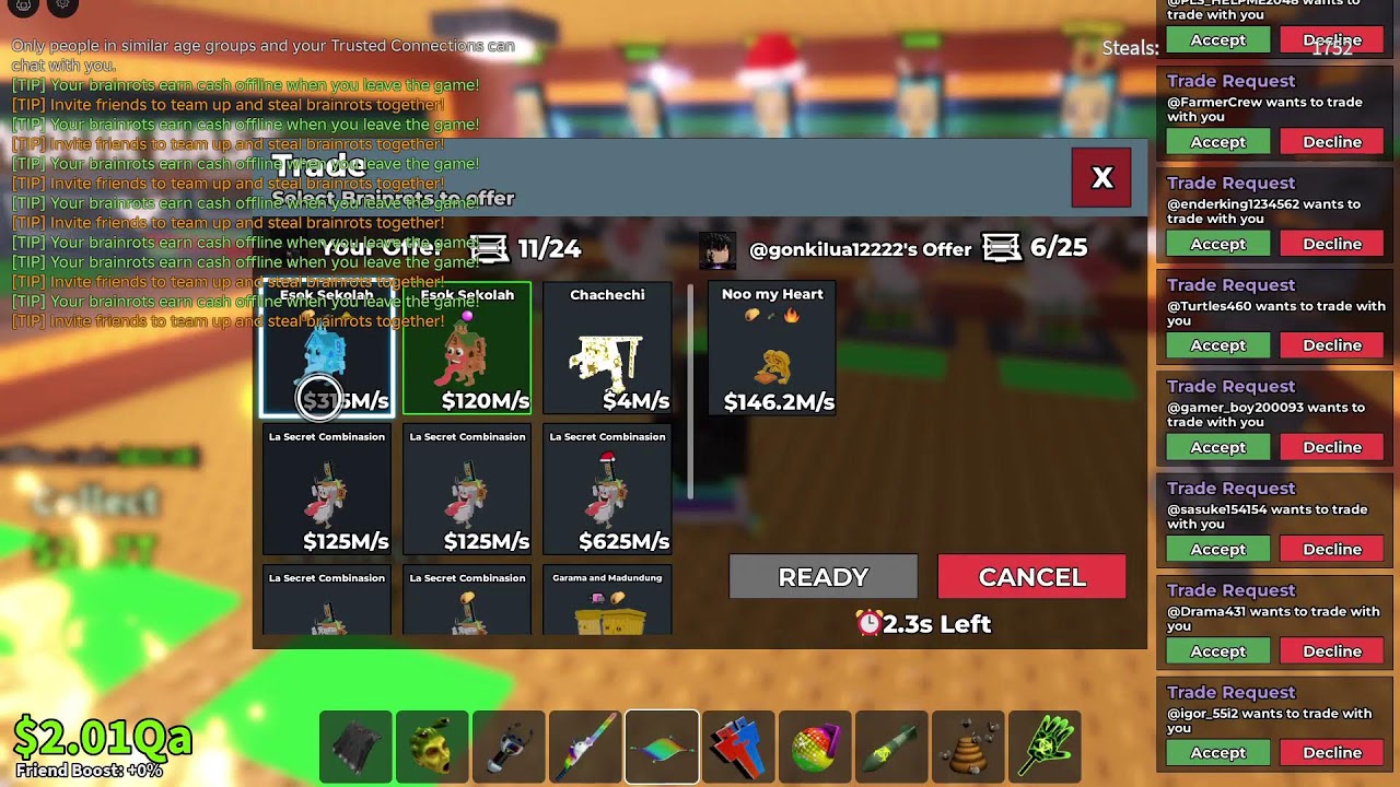 TRADING AND PVP