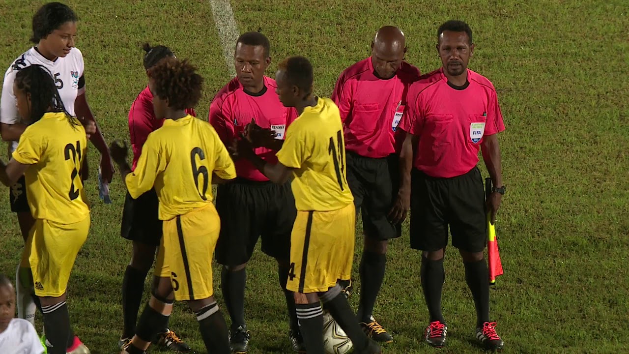Pacific Mini Games Van2017 Womens Football  Vanuatu vs Fiji