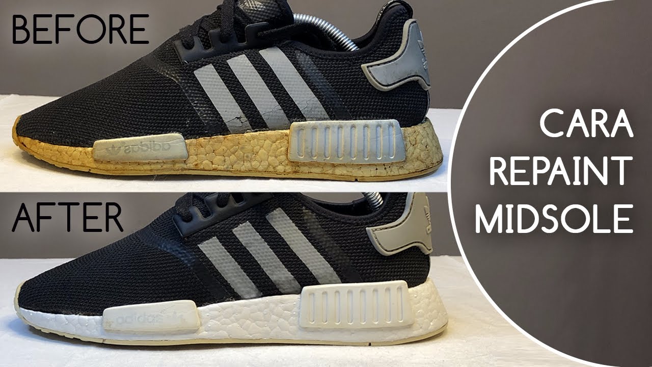 Cara Bikin Midsole Sepatumu Putih Lagi (Repaint)