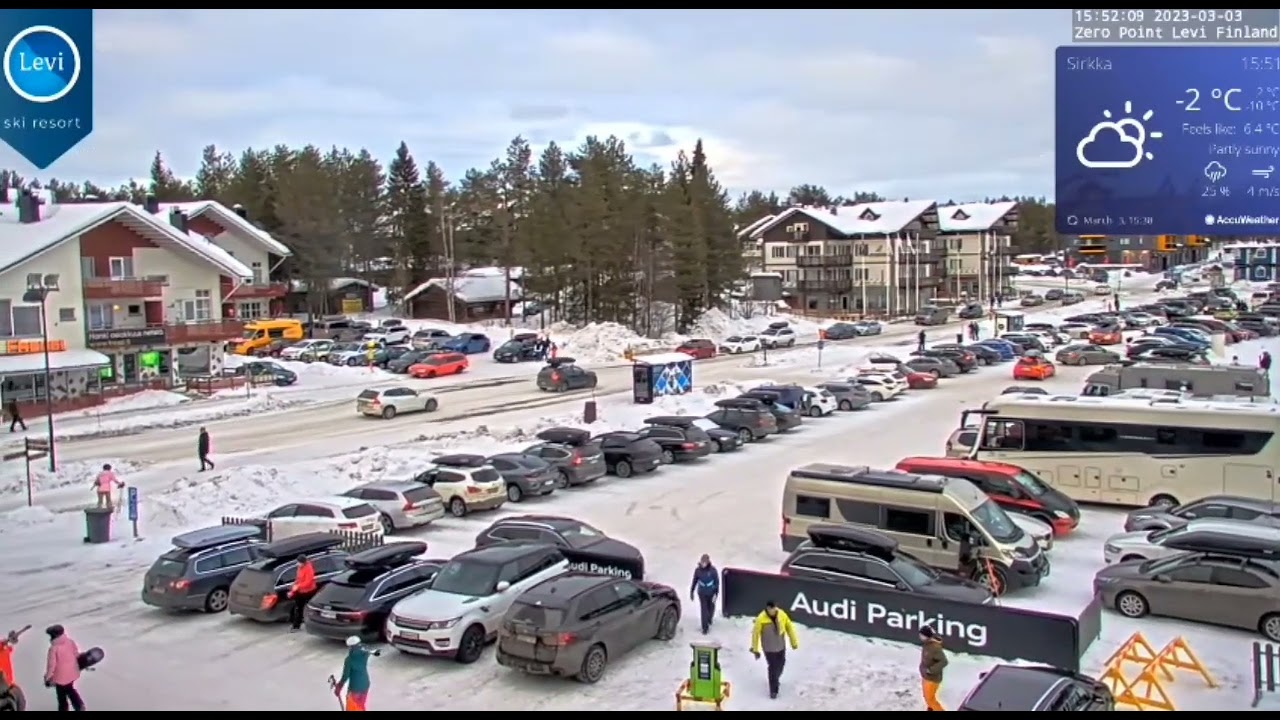 Livecam4k | levi zero point finland live cam | levi snow season | Episode 3