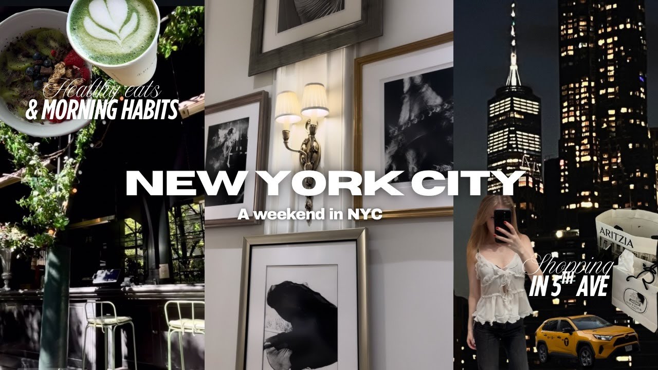NYC Weekend Vlog 🛍️ | 5th Ave, Central Park + Model Off-Duty Moments
