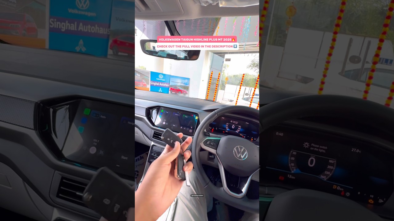Volkswagen Taigun Highline plus MT 2025🔥#shorts #vwtaigun #taigun