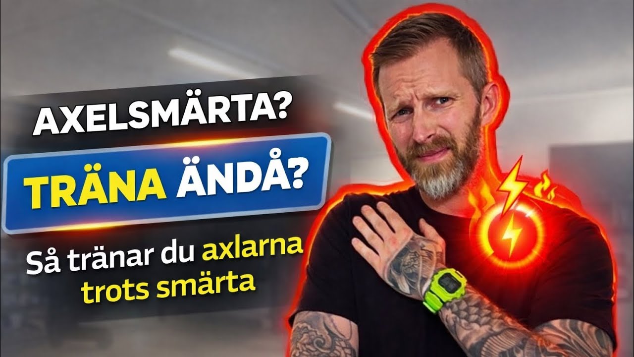 Axelsmärta? Så tränar du axlarna trots smärta