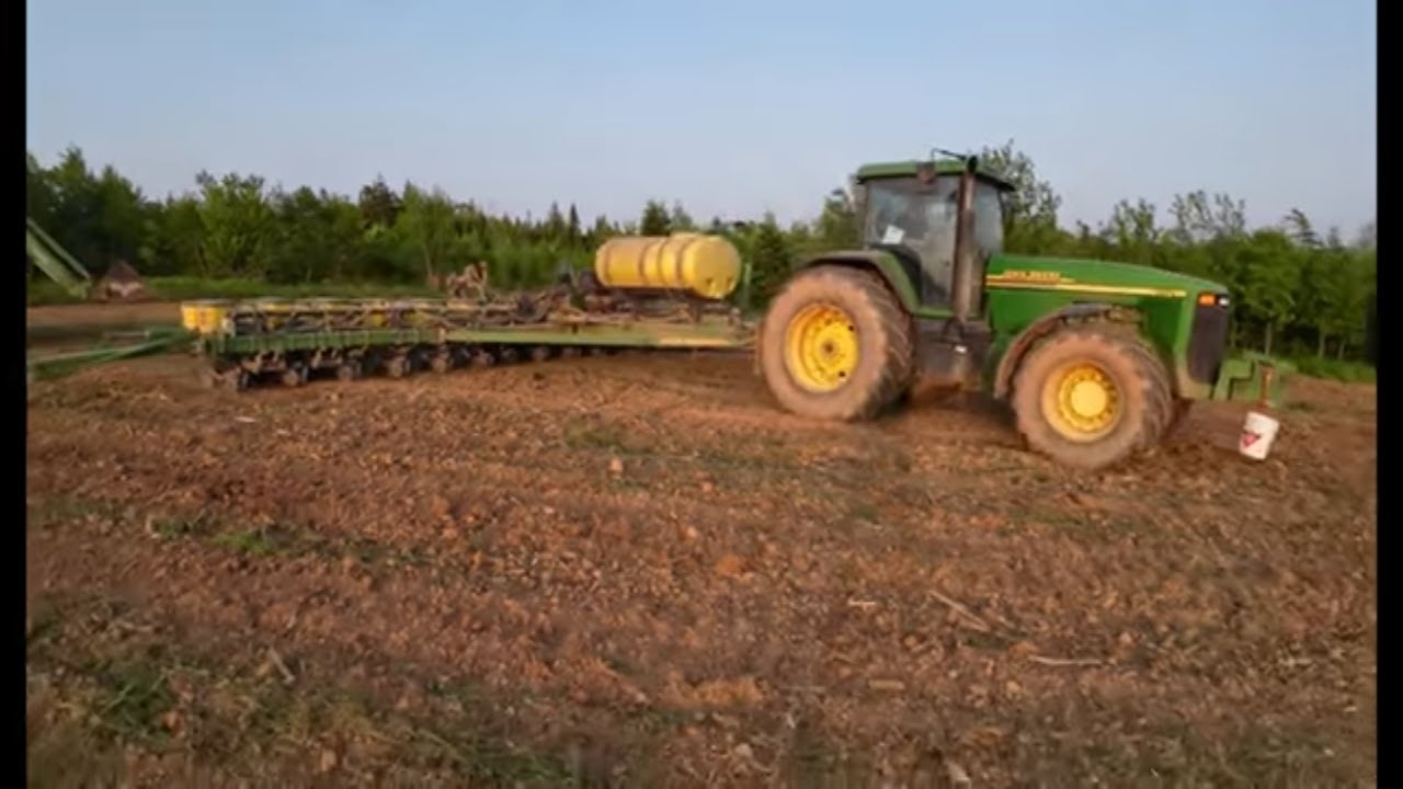 Eindelijk! Mais in de grond - Finally! Corn in the ground