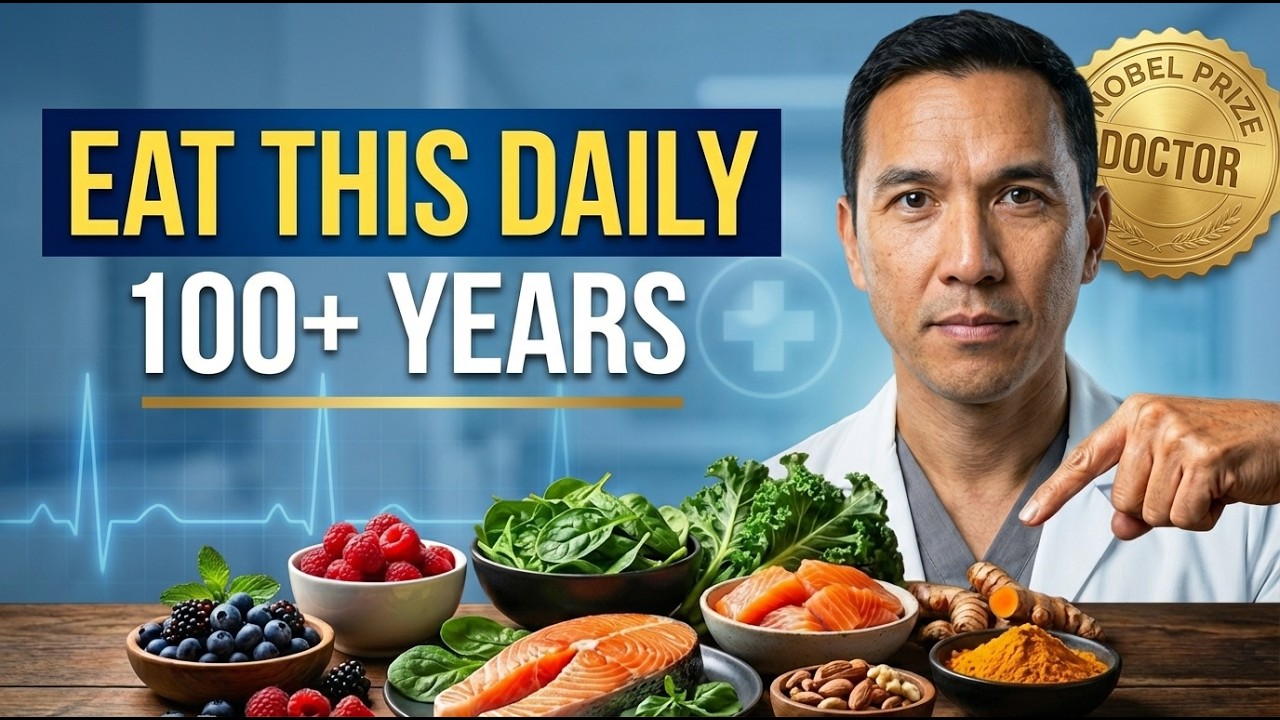 Nobel Prize Doctor Reveals: Eat These Daily to Live Past 100 (Not What You Think) | Dr Ryan Mitchell