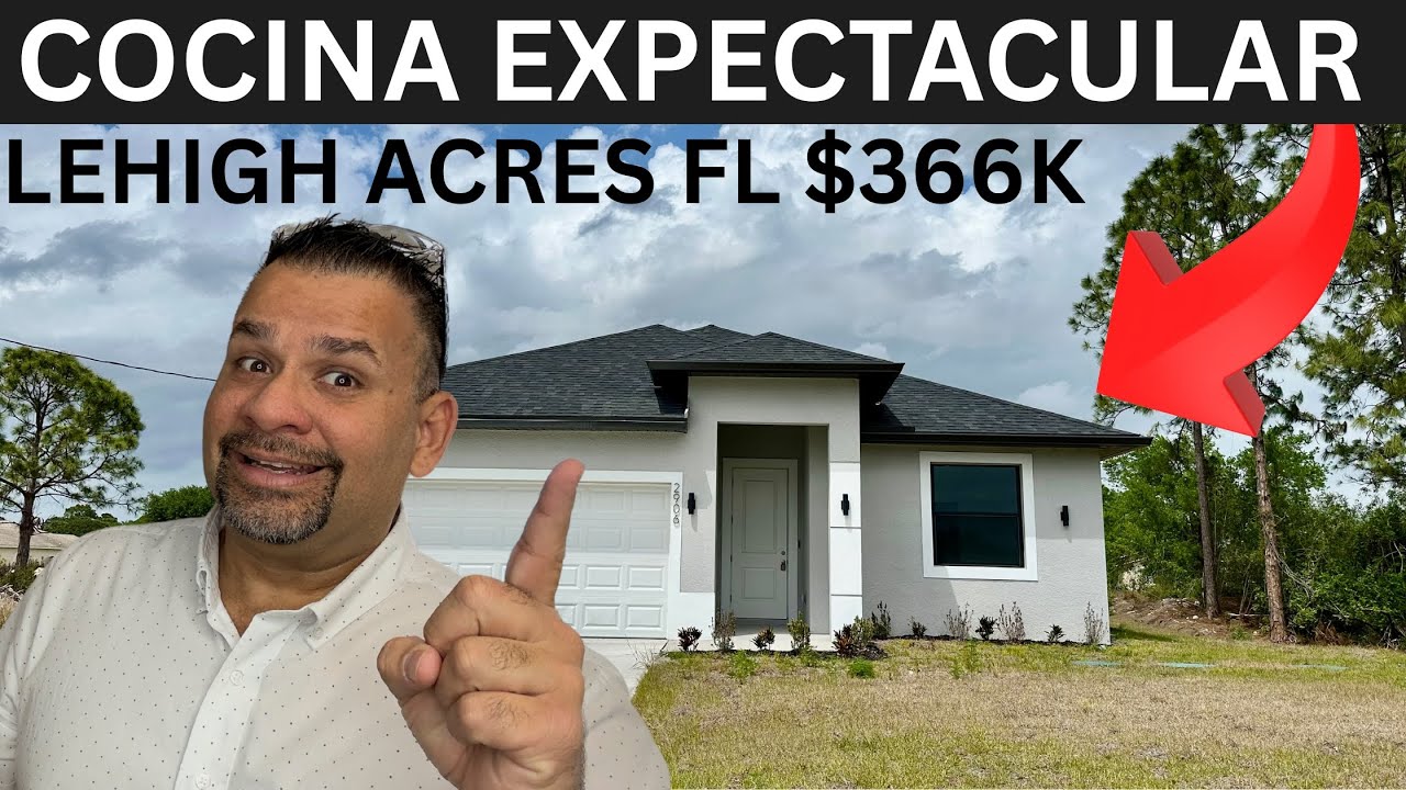 Casa en venta en Lehigh Acres Florida | 3 cuartos  2 1/2 Baños y una Coccina Expectacular