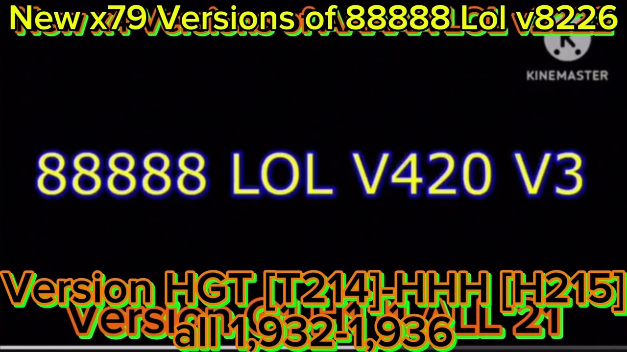 New x79 Versions of 88888 Lol