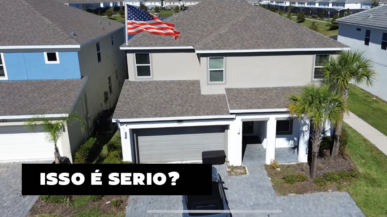 CASA DECORADA E MOBILIADA BARATA EM ORLANDO 🇺🇸