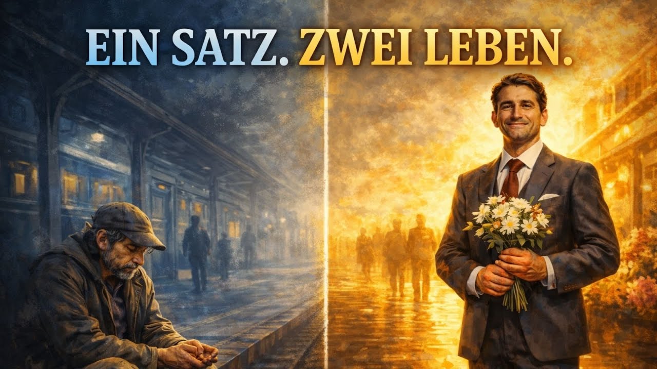 Ein einziger Satz kann dein ganzes Leben verändern.