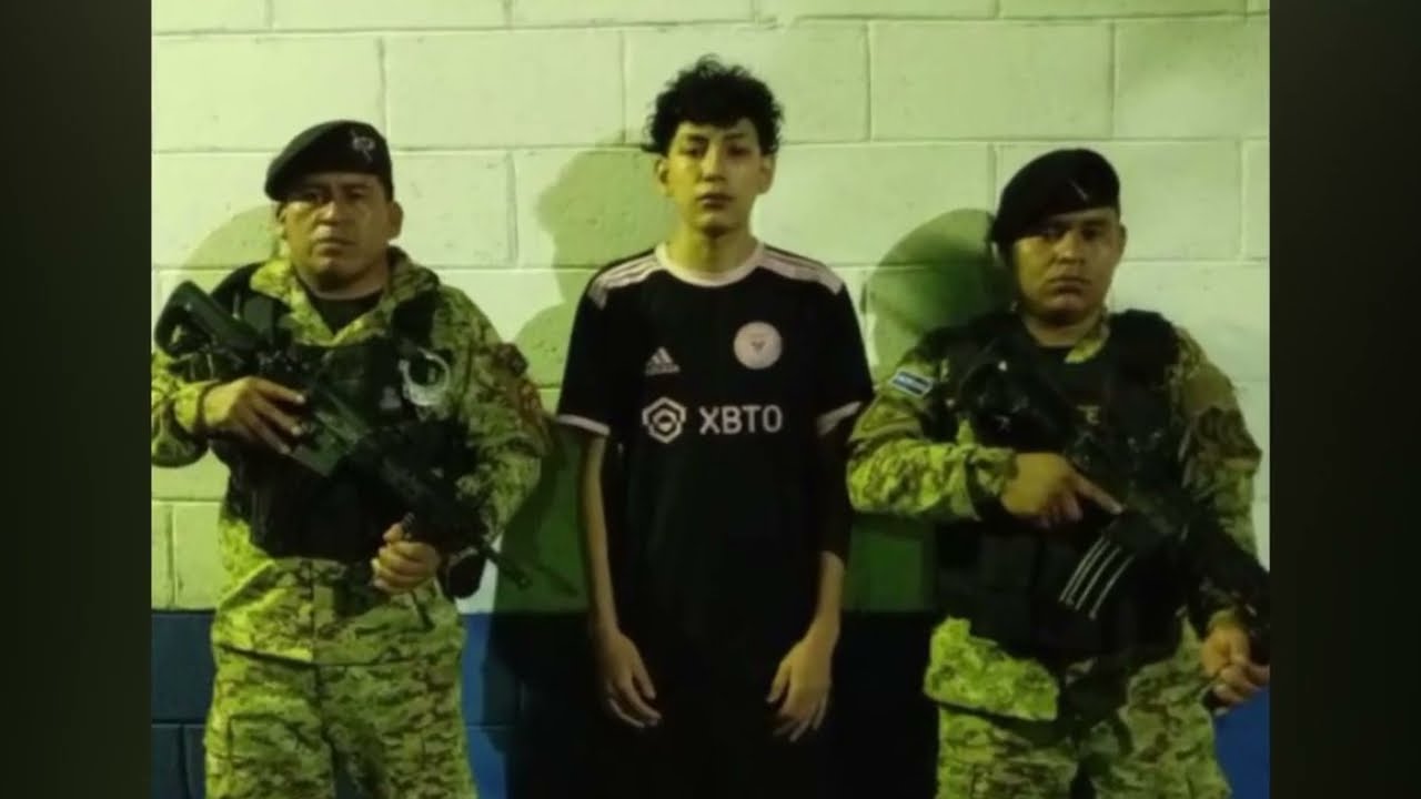 Captura de pandilleros en Ilopango