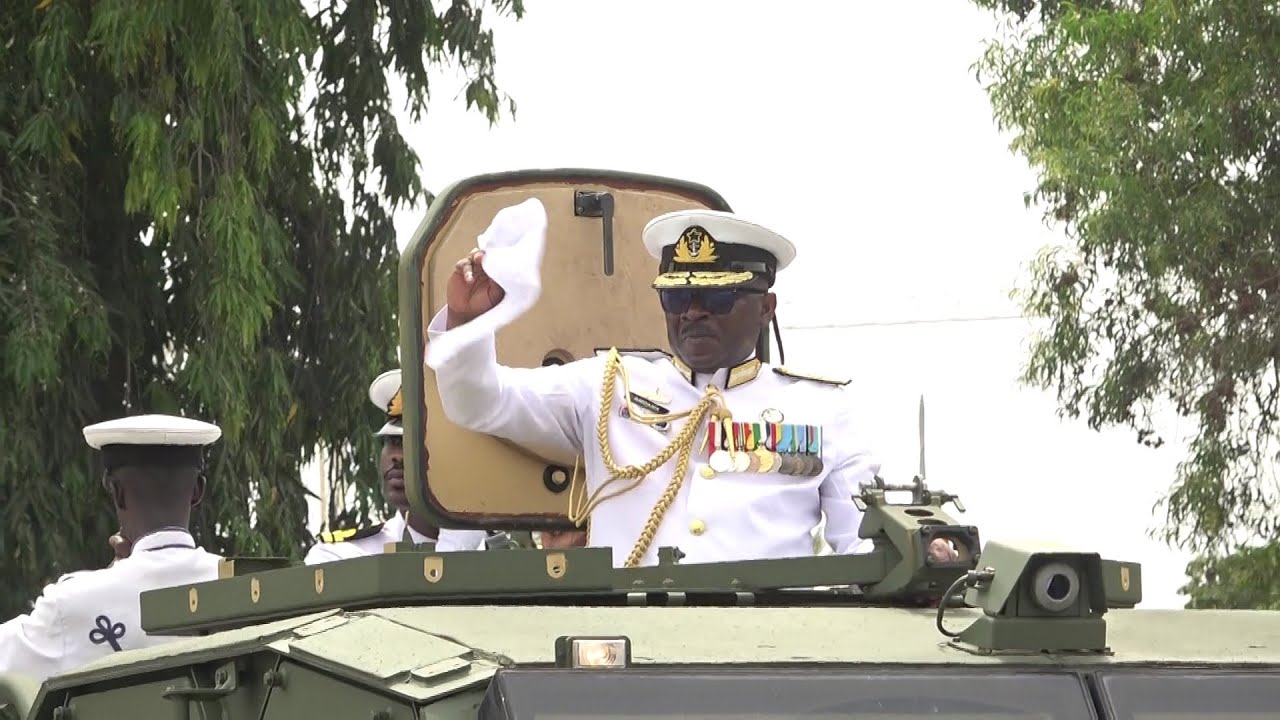 GAF holds pulling out ceremony for outgoing CDS Vice Admiral Seth Amoama