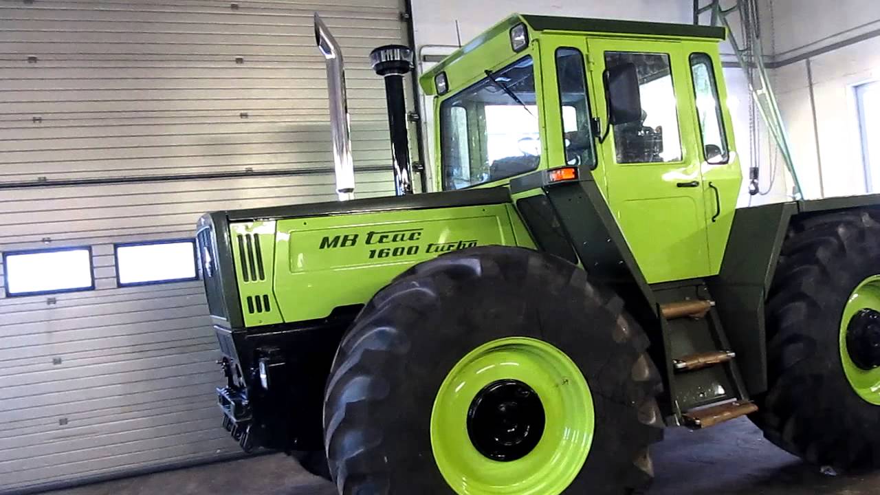 Restauration MB Trac 1600 Turbo, 1. Motorlauf nach Überholung!