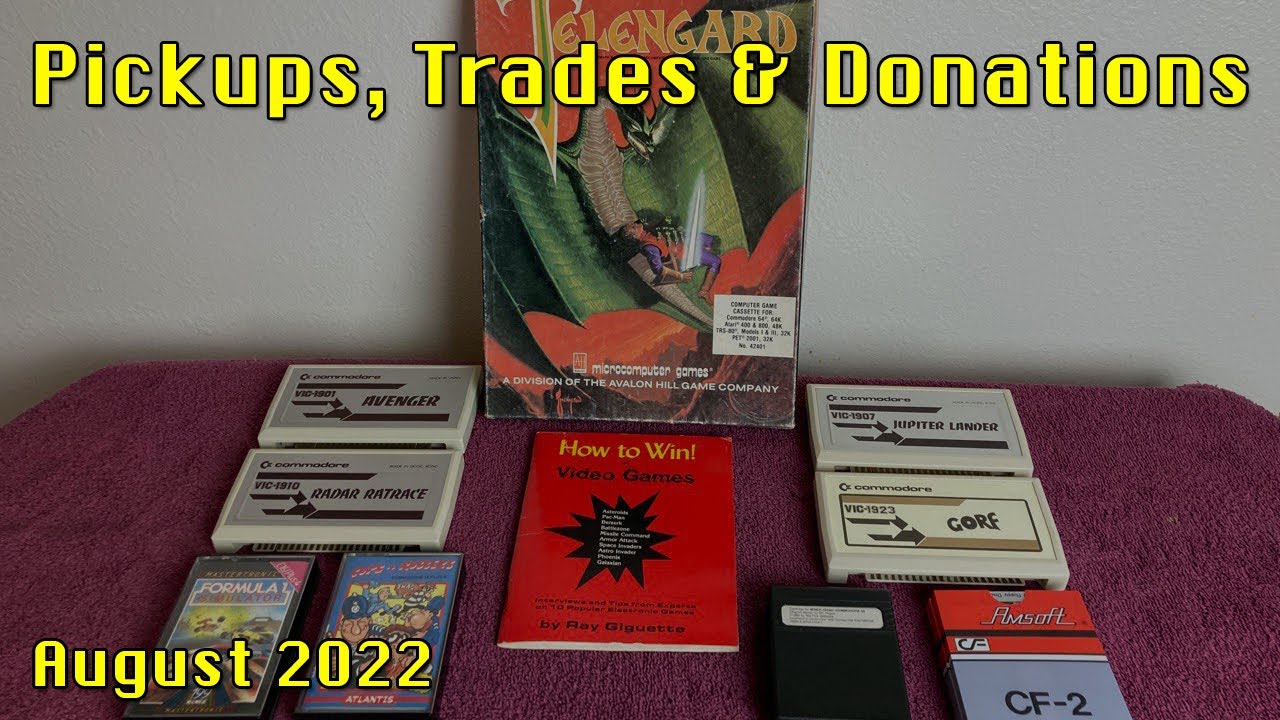 Retro Tech Haul: Pickups, Trades & Donations - August 2022