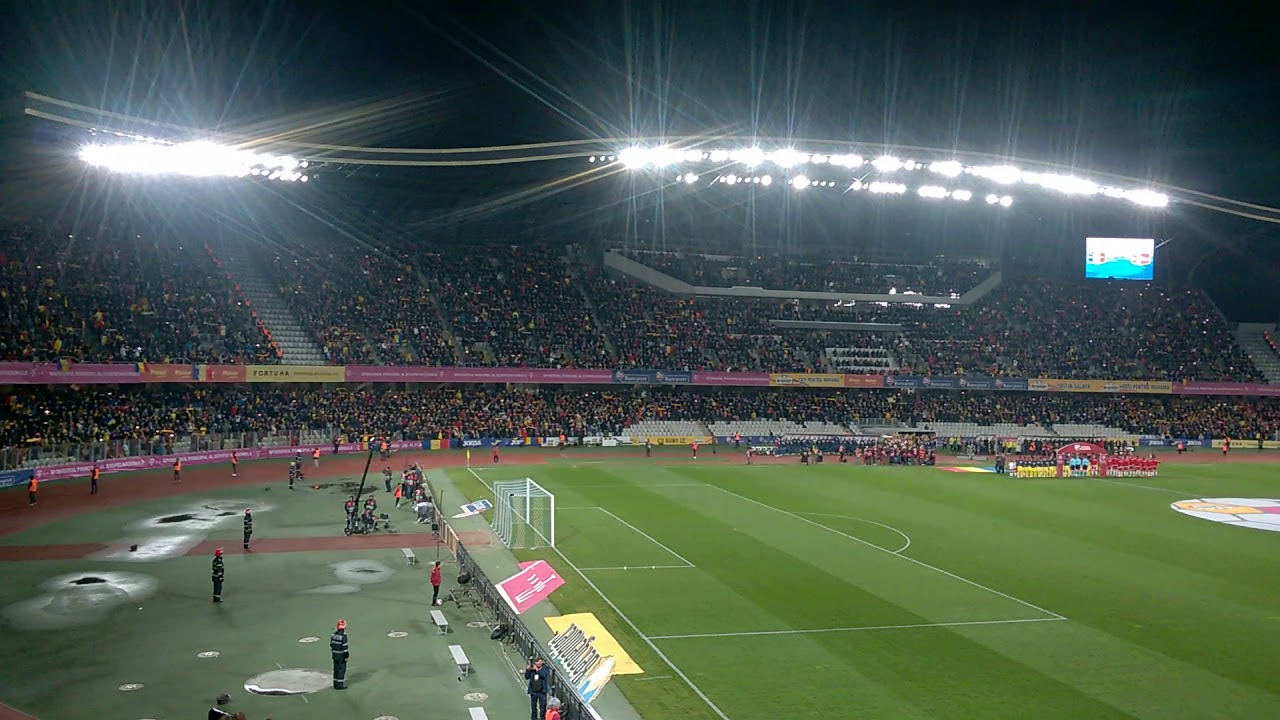 Imnul Rom&acirc;niei pe Cluj Arena