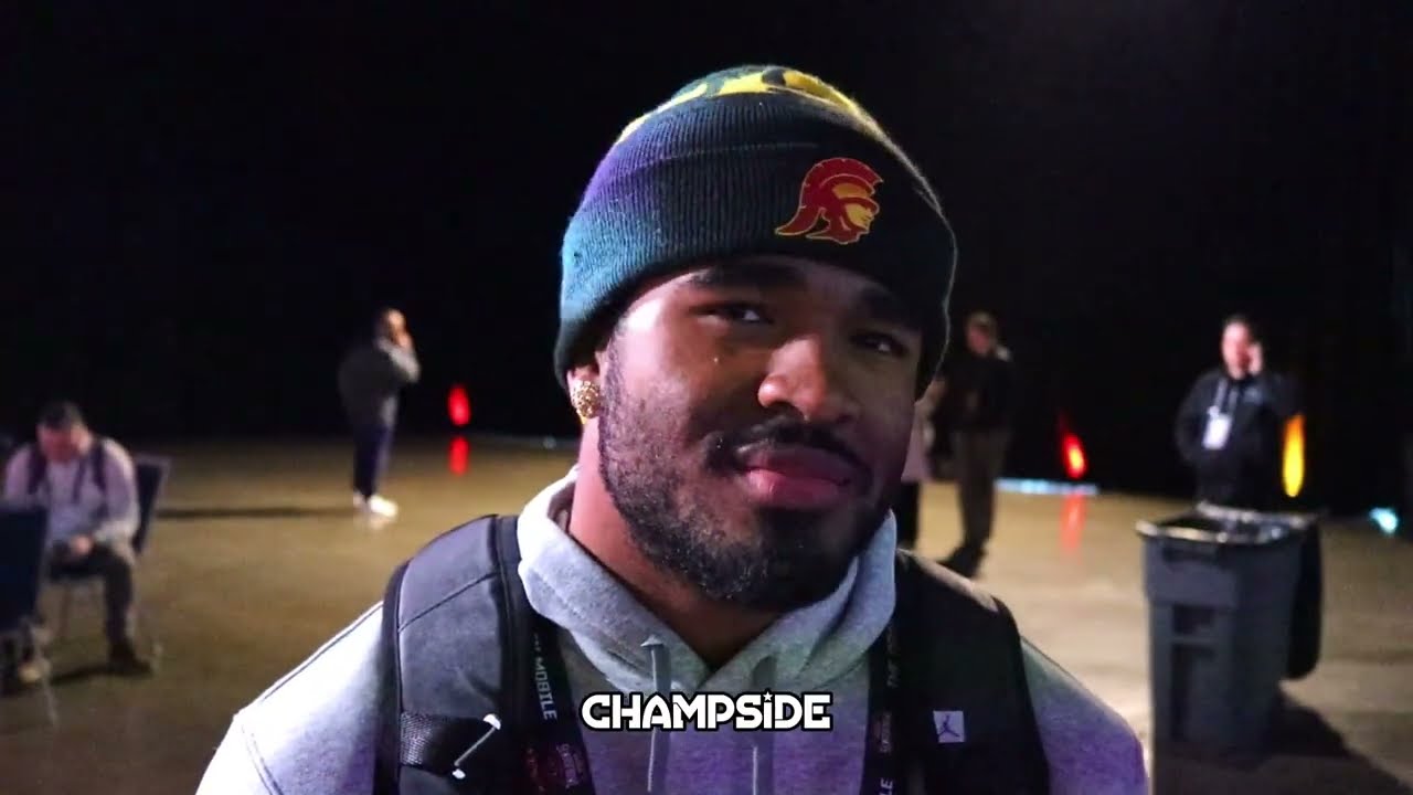 USC Kamari Ramsey on how to defend WRs | Senior Bowl Interview