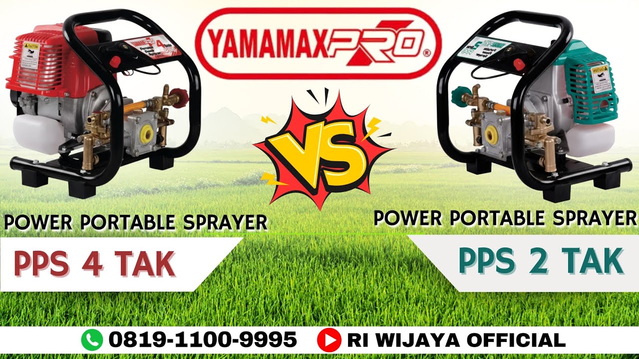 Perbandingan Sprayer Portable Yamamax Pro 4 Tak Dengan Yamamax Pro 2 Tak / Review Sprayer YamamaxPro