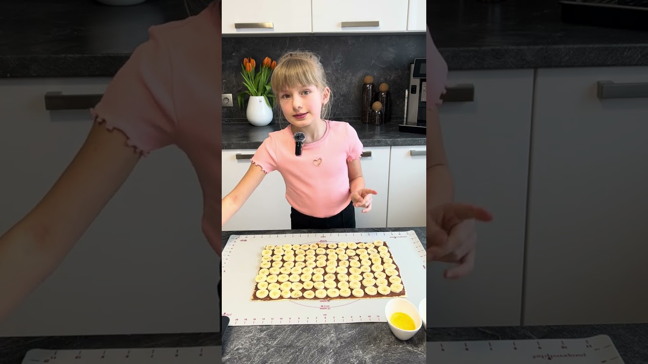 Kekse aus Blätterteig mit Banane und Nutella 