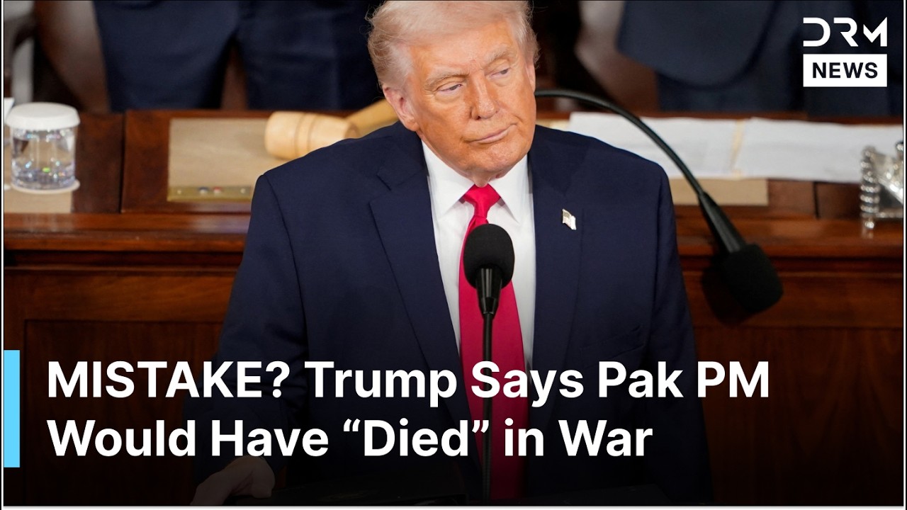 Trump Says Pakistan PM Would Have “Died” Without His Intervention to Stop India-Pak War | AC1G