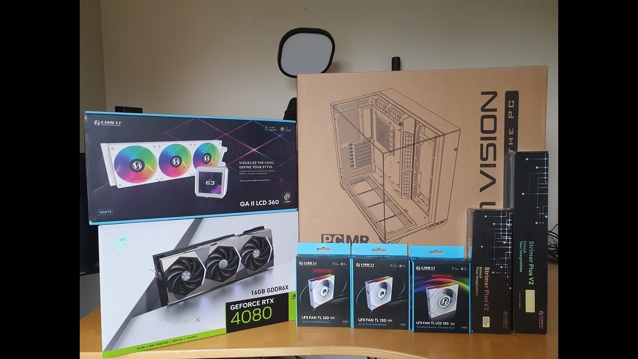 4k Gaming PC Build - Intel  I9 14900K - Lian Li Vision - Asus Rog Z790F -MSI Suprim 4080