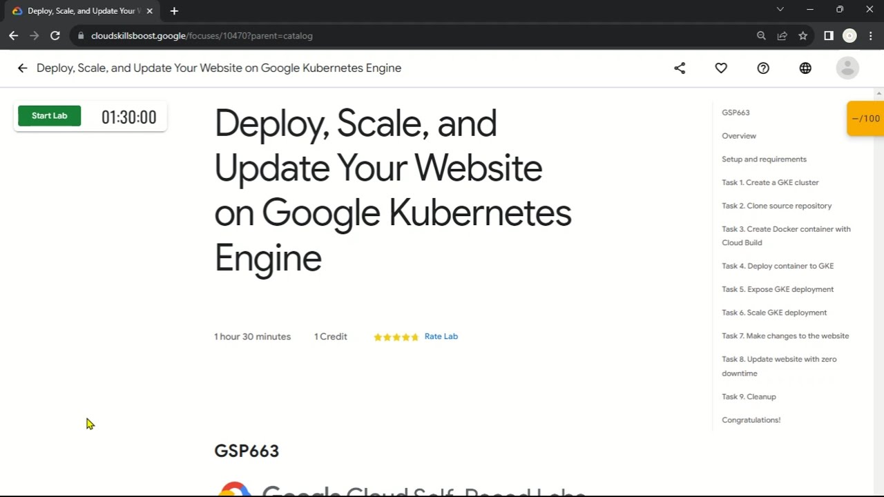Deploy, Scale, and Update Your Website on Google Kubernetes Engine | #GSP663 | Solution