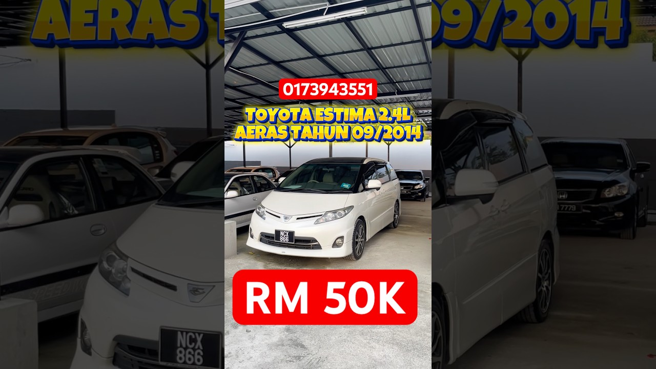 TOYOTA ESTIMA AERAS 2.4L FOR SALE #jualkereta #review #automobile #vehiclereview