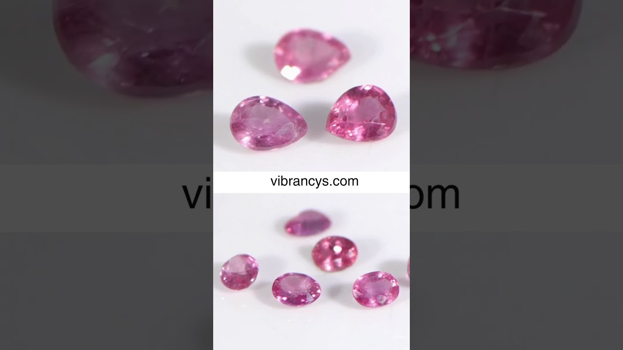 Buy Pink Sapphire (गुलाबी मणिरत्न) Natural Gemstone @VibrancysHindi
