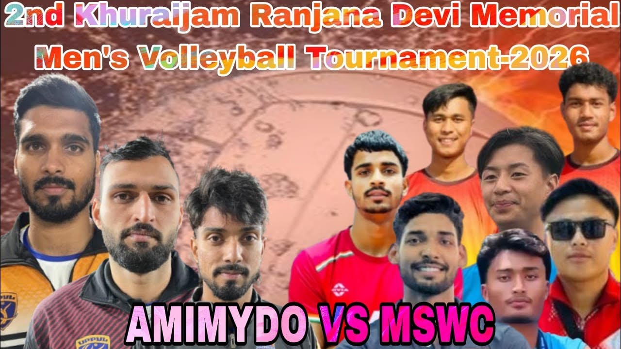 AMIMYDO VS MSWC | 2nd Khuraijam Ranjana Devi Memorial Men's Volleyball Tournament-2026 at Wangoi
