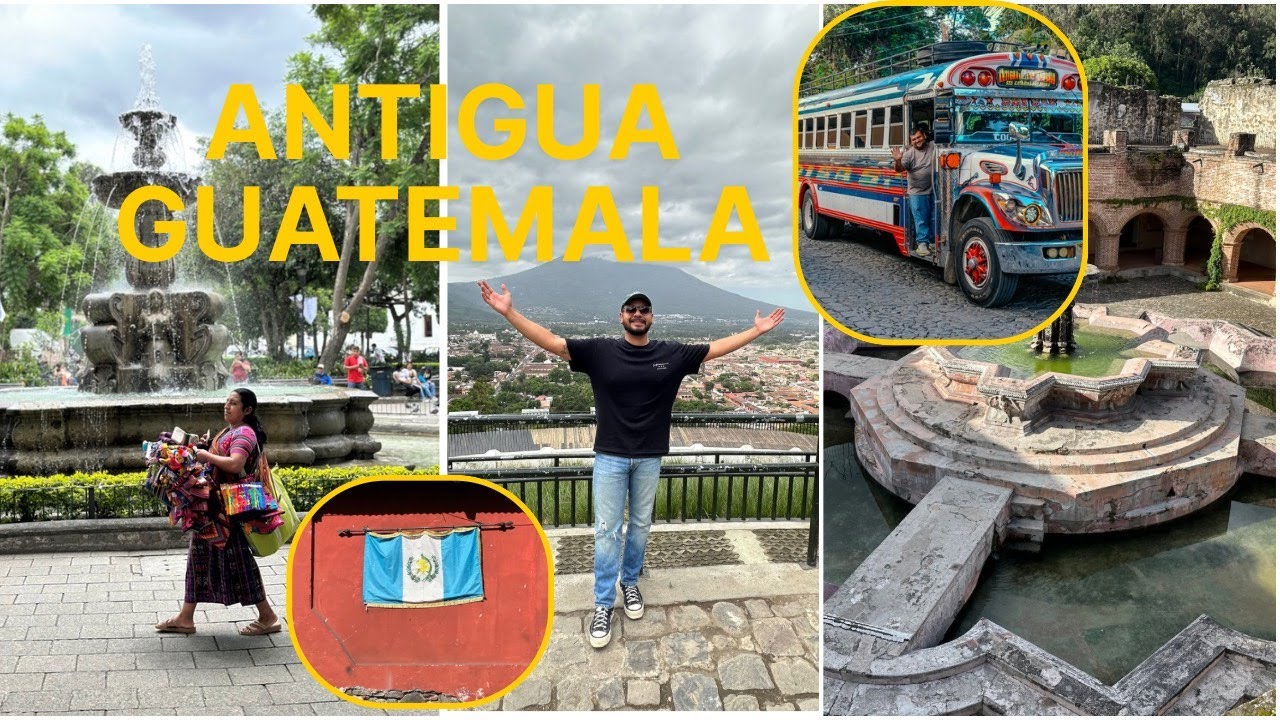 GUATEMALA | Llegando a Antigua Guatemala despues de 13h de viaje por tierra!!!!