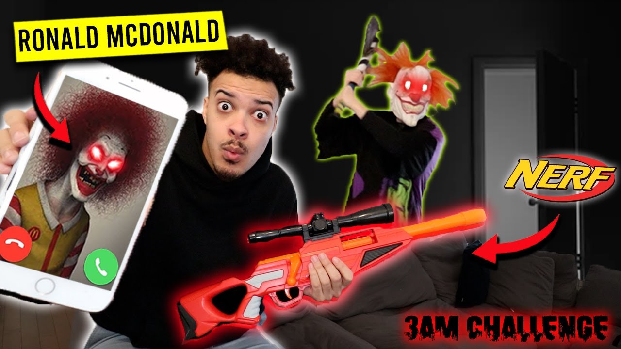 DO NOT FACETIME RONALD MCDONALD AT 3AM!! (HE ATTACKED US!!)