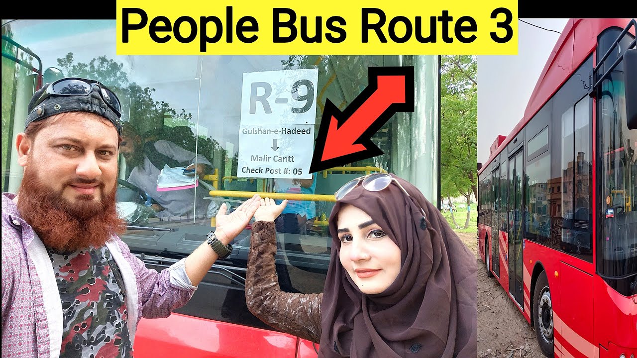 Peoples Bus Service Karachi Route 3 | People Bus Service Route | People Bus