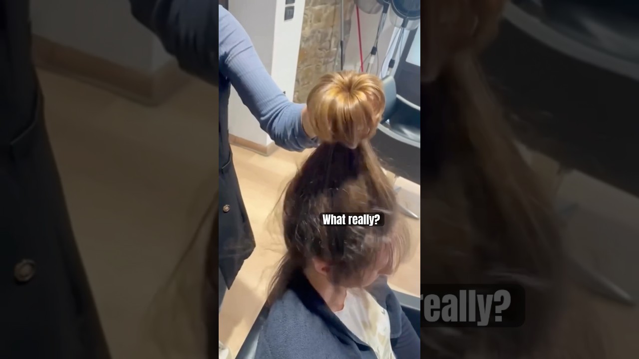 Easiest blowout hack #blowout #hairtutorial #haircare #hairhack