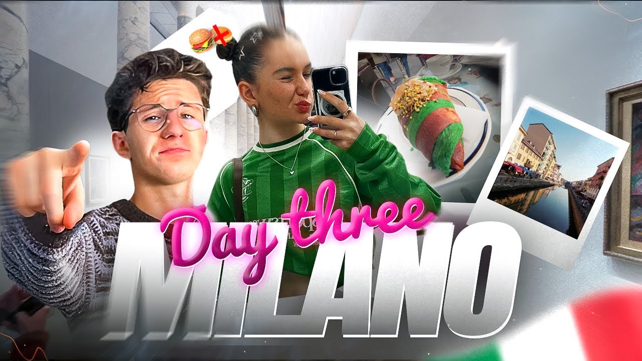 🇮🇹 MILANO VLOG – Tag 3 | Burger ohne Brot? 🍔 🇮🇹 🚆
