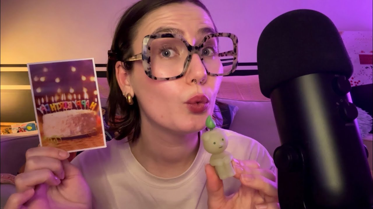 ASMR FR 🎂 J’ai soufflé mes 27 bougies 🎁 Birthday Whisper