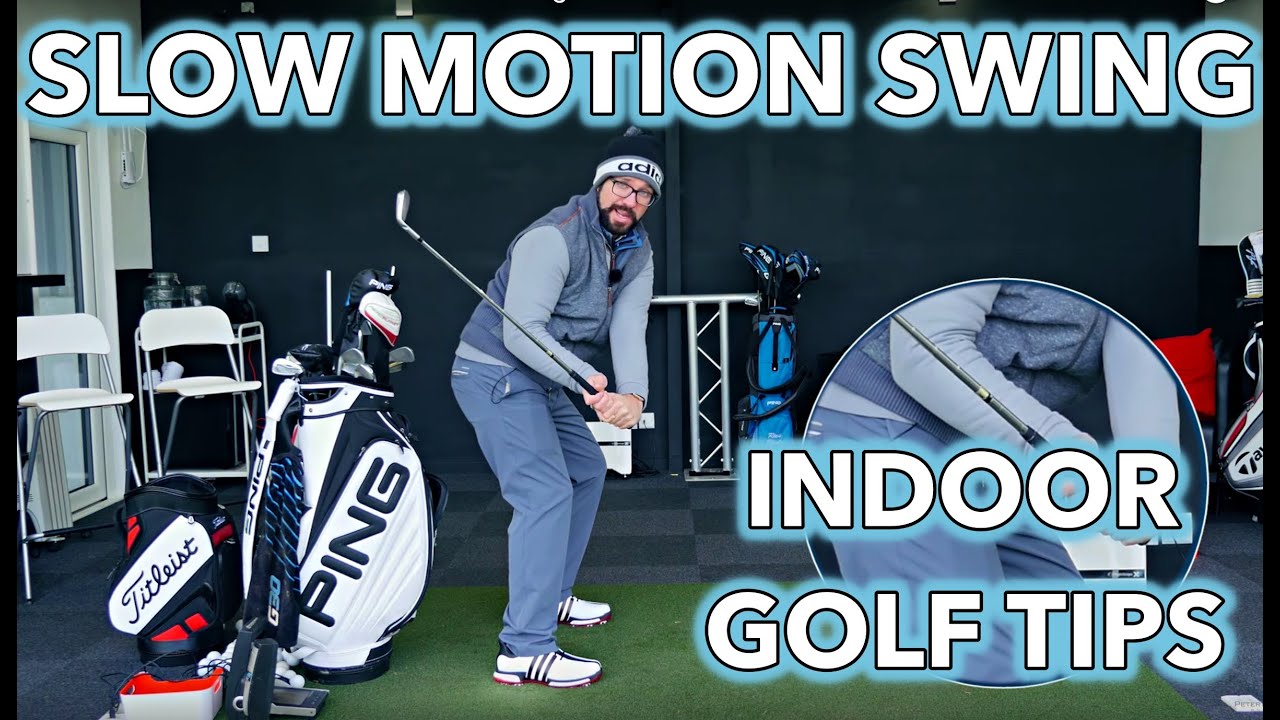 Indoor Golf Drill - Slow Motion Swings