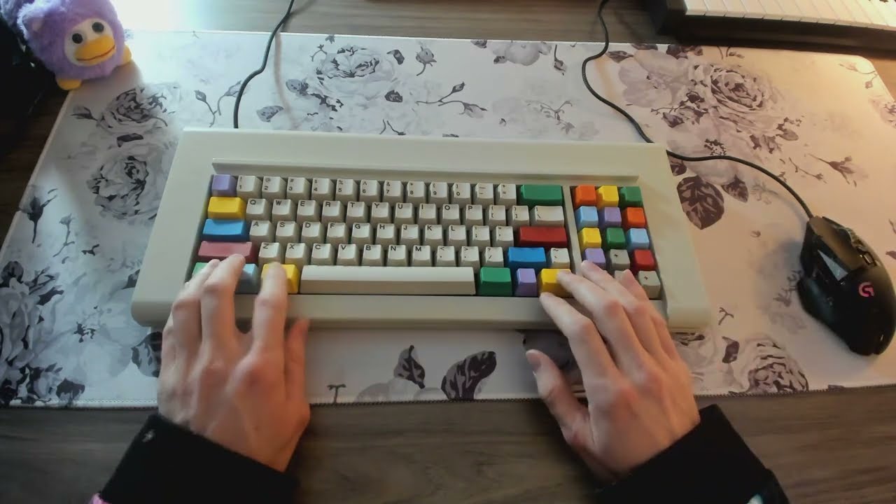 F77 Model F Reproduction Keyboard w/ Floss Mod (Sound Test)