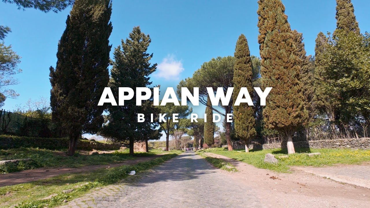 Appian Way | Rome | Bike Ride | FPV | 4K