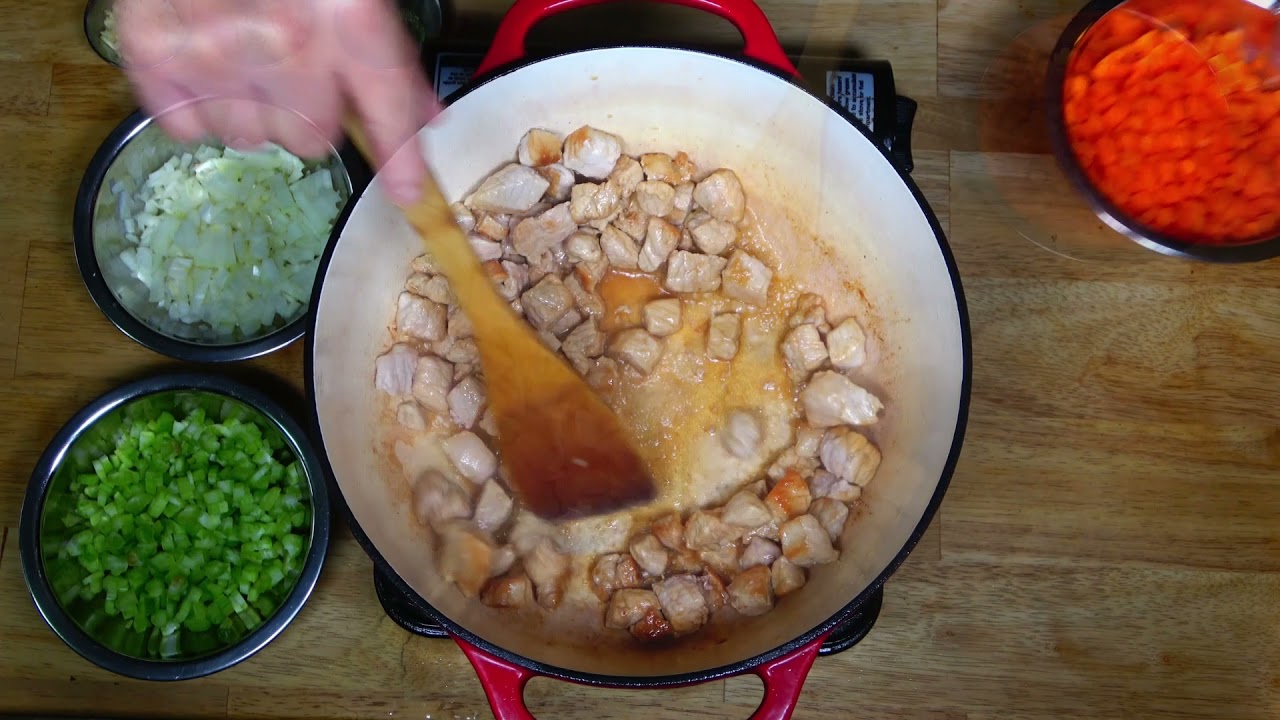 Roasted Corn & Pork Soup