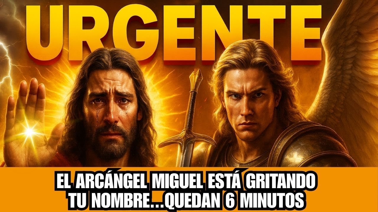 DIOS DICE QUE ES URGENTE, EL ARCÁNGEL MIGUEL ESTÁ GRITANDO TU NOMBRE...QUEDAN 6 MINUTOS