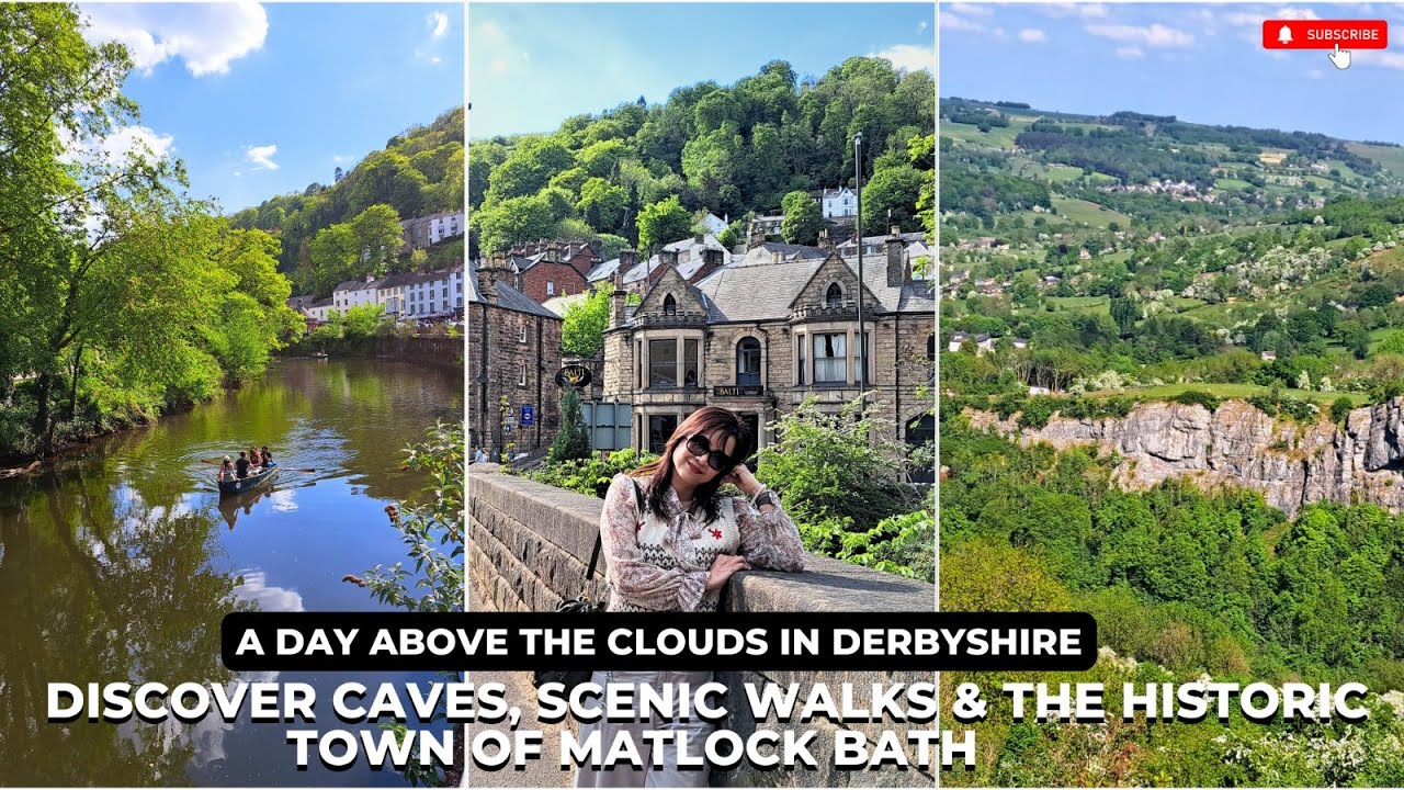 A Day Above the Clouds in Derbyshire: Discover Caves,  the Historic Town of Matlock Bath