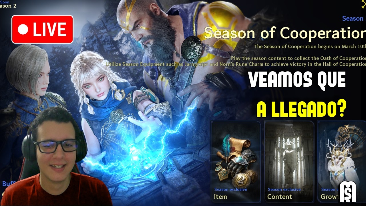 LLEGO LA TEMPORADA 2 DE COOPERACIÓN AL FIN EN LEGEND OF YMIR, VEAMOS LAS NOVEDADES