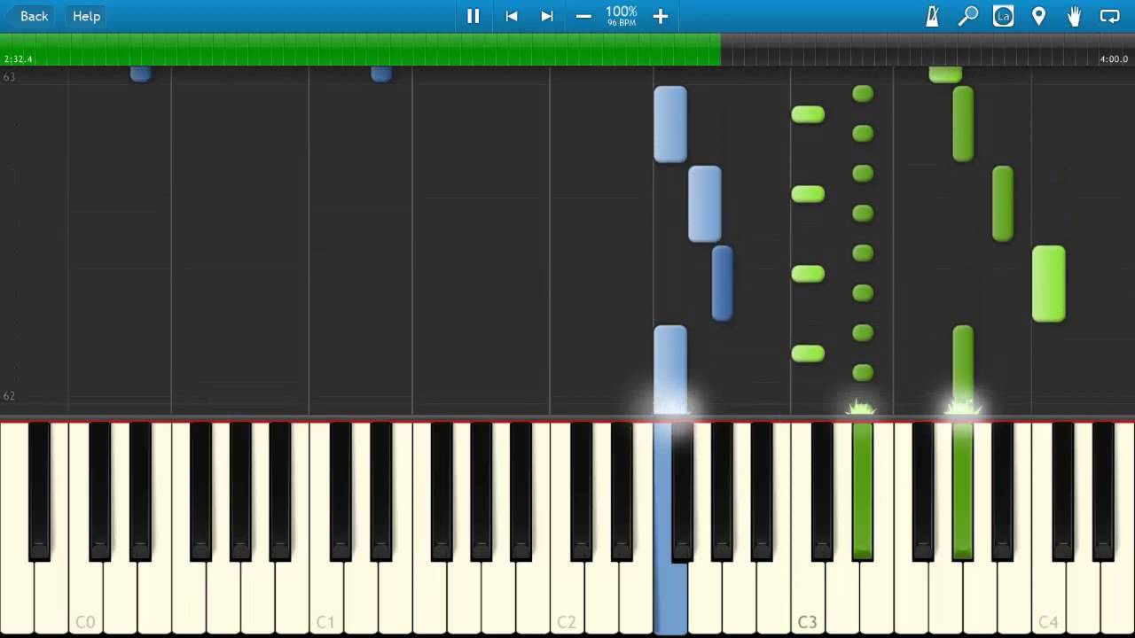 La Linea Scura - Ludovico Einaudi (MIDI/Synthesia/Tutorial)