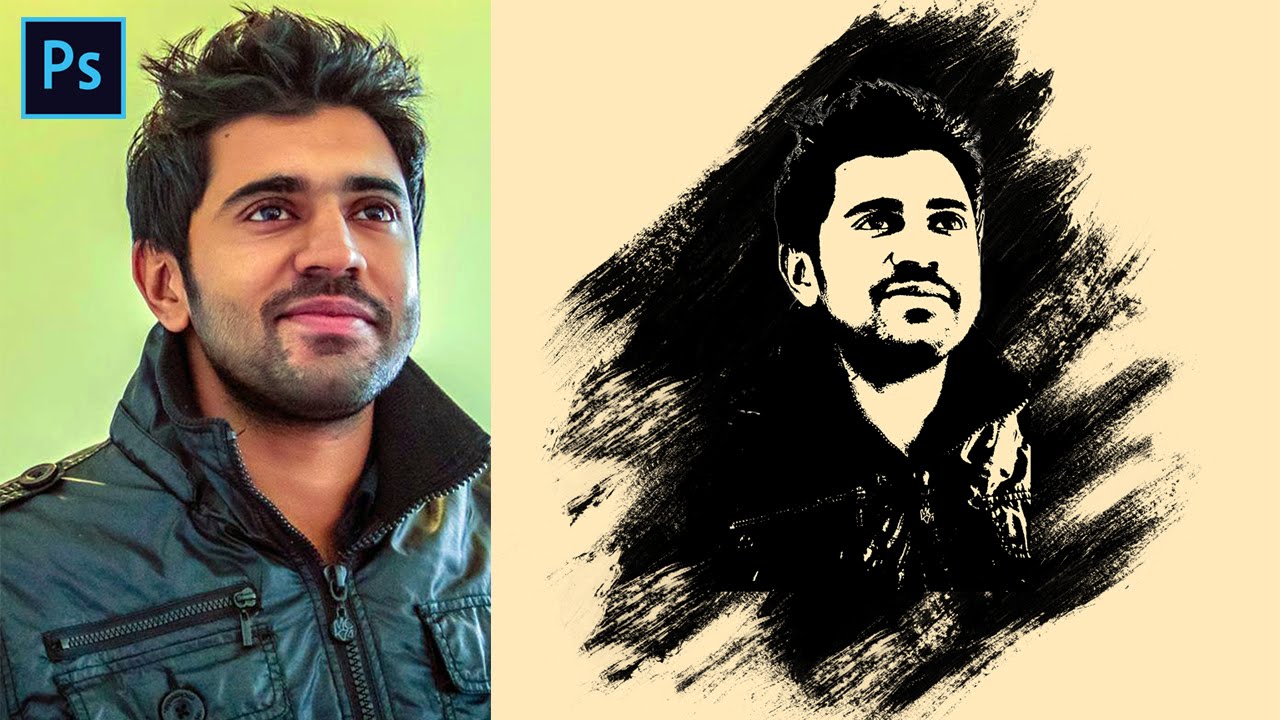 Photoshop : Portrait Brush Effects Tutorial | Simple & Easy Creative Effect using Brush on Face