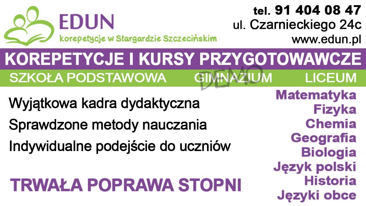 Korepetycje Edun Stargard Szczeciński