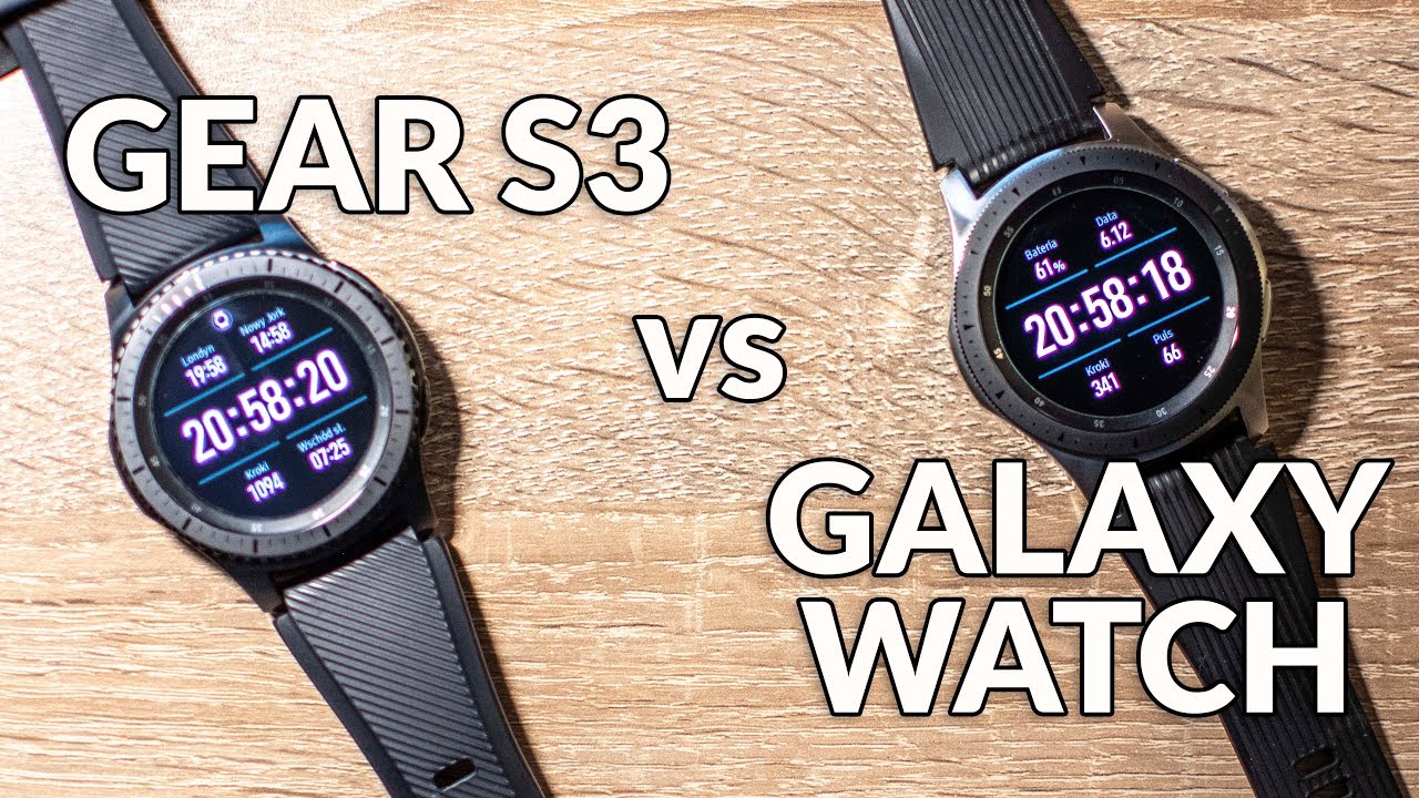 Samsung Galaxy Watch 46mm vs Gear S3 Frontier | por&oacute;wnanie pl