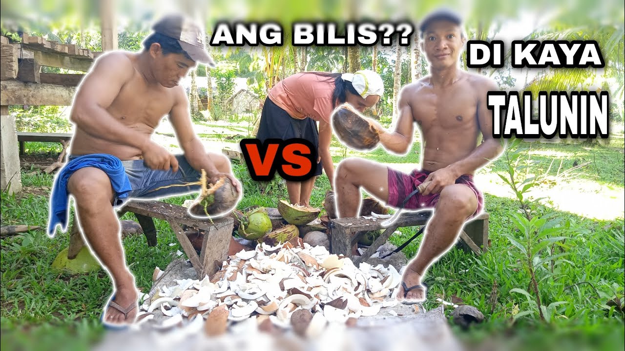 how make a coconut into a copra[Nag kopras]