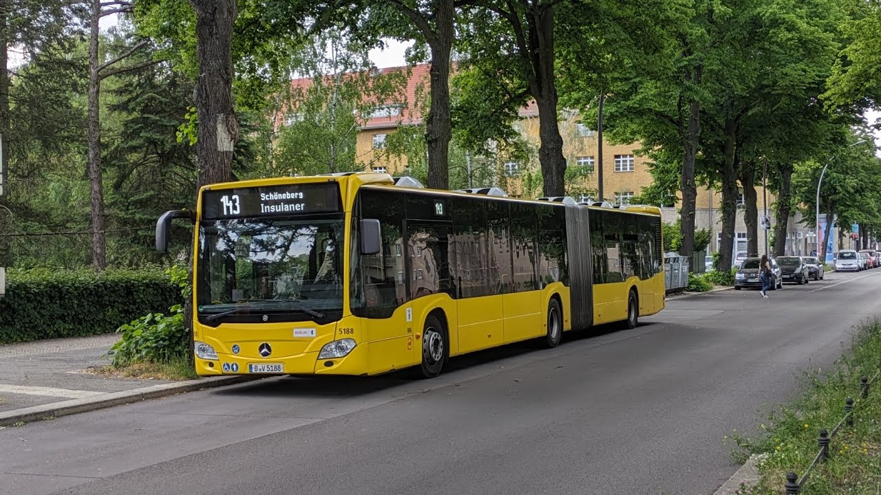 Berlin Bus|Aussetzermitfahrt #17 auf dem 143 von Brixplatz bis Insulaner